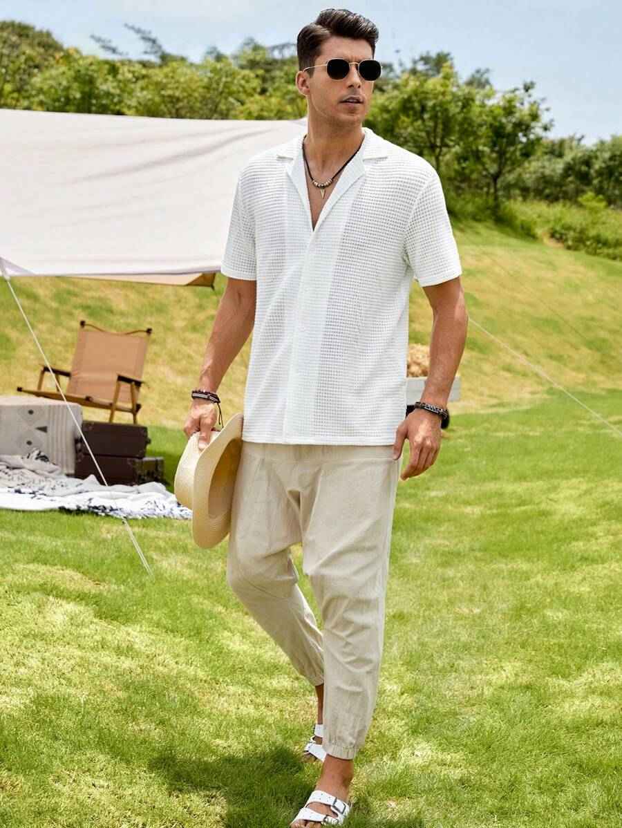 Camisa Masculina de Botão - Vellone