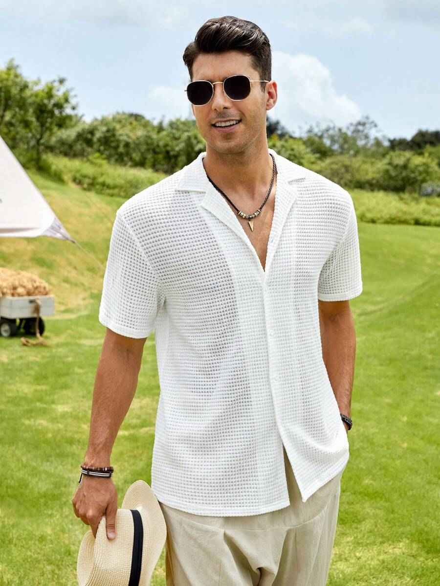 Camisa Masculina de Botão - Vellone