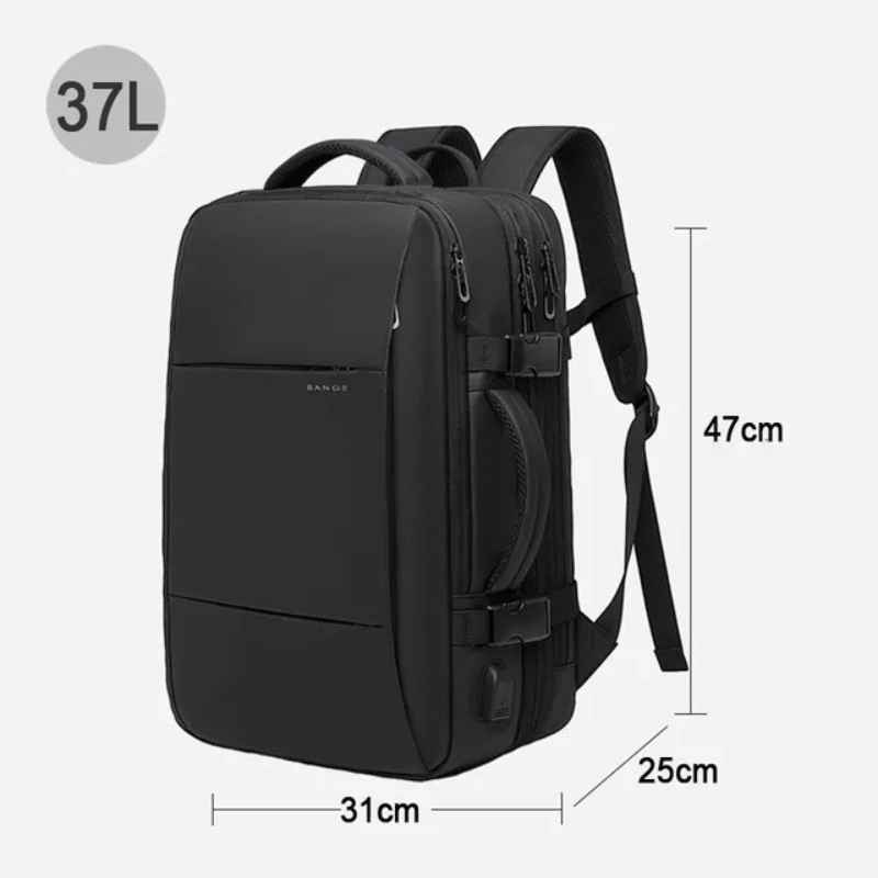 Mochila de Viagem Masculina à Prova D'água