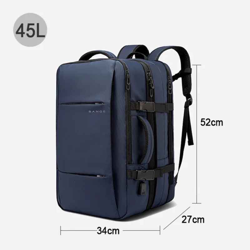 Mochila de Viagem Masculina à Prova D'água