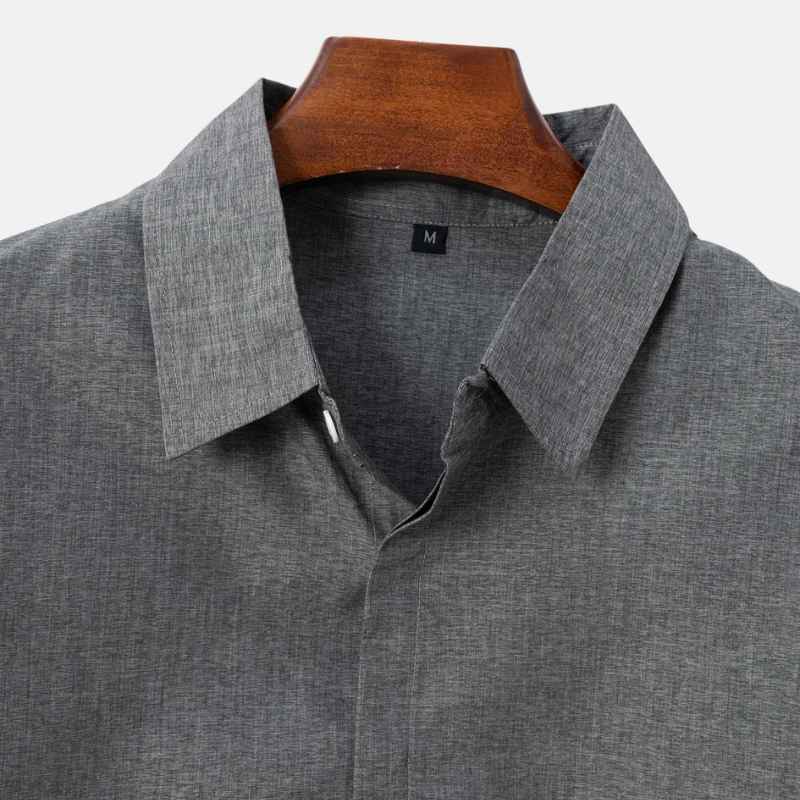 Camisa Masculina Manga Curta Slim - Riviera