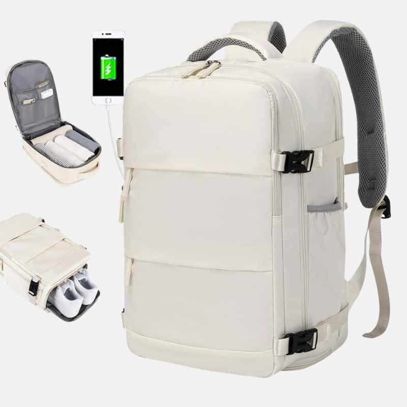 Mochila de Viagem Masculina com Compartimento Para Sapatos