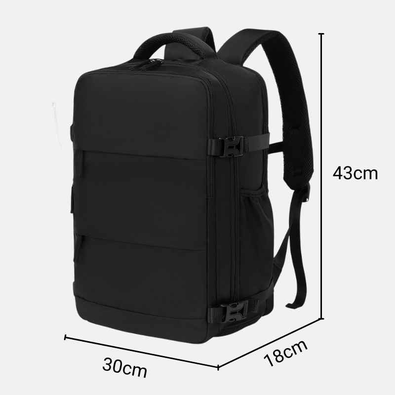 Mochila de Viagem Masculina com Compartimento Para Sapatos