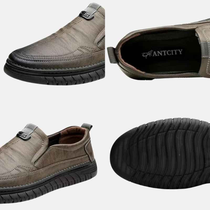 Mocassim Masculino Capriotti de Couro - Sola Macia