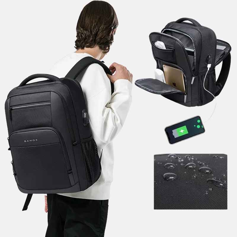 Mochila Masculina Esportiva com Carregamento USB