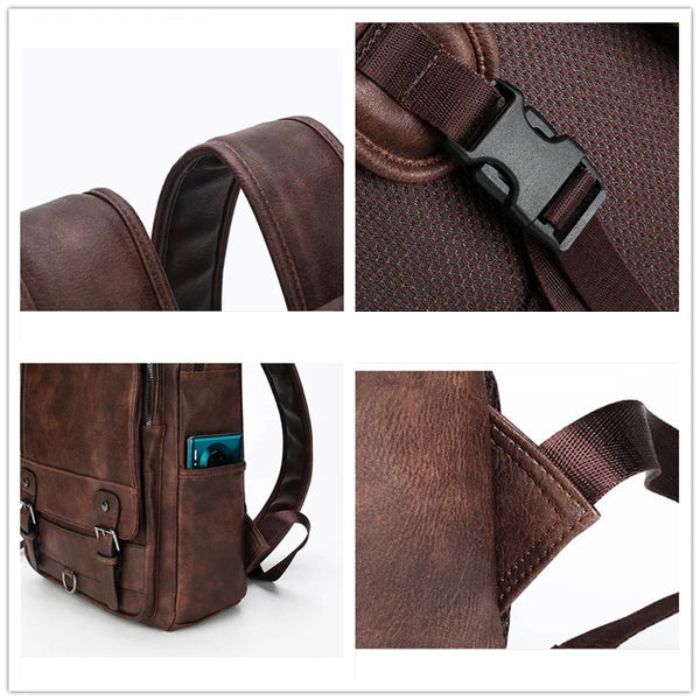 Mochila de Couro Masculina Sofisticada