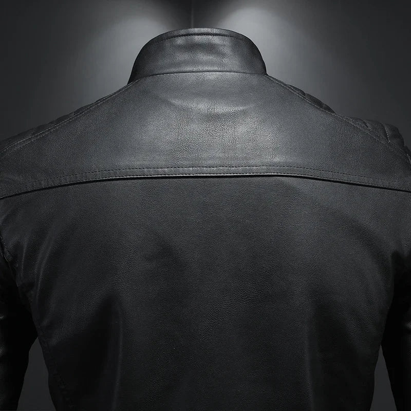 Jaqueta de Couro Masculina Midnight