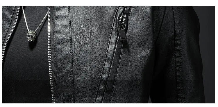 Jaqueta de Couro Masculina Rider