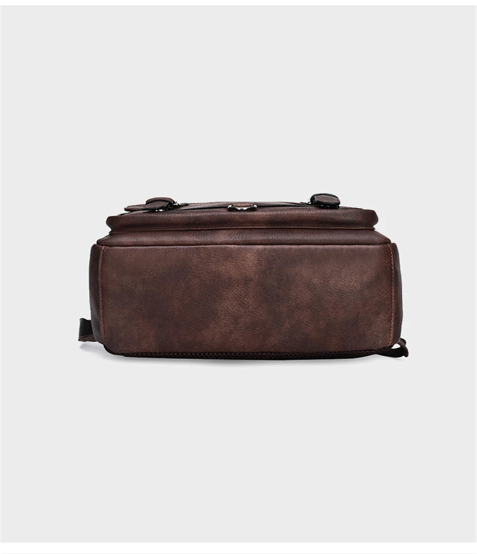 Mochila de Couro Masculina Sofisticada