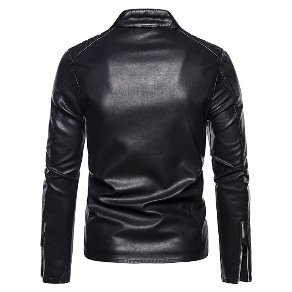 Jaqueta de Couro Masculina Horizon