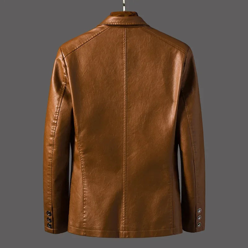 Jaqueta de Couro Masculina Command