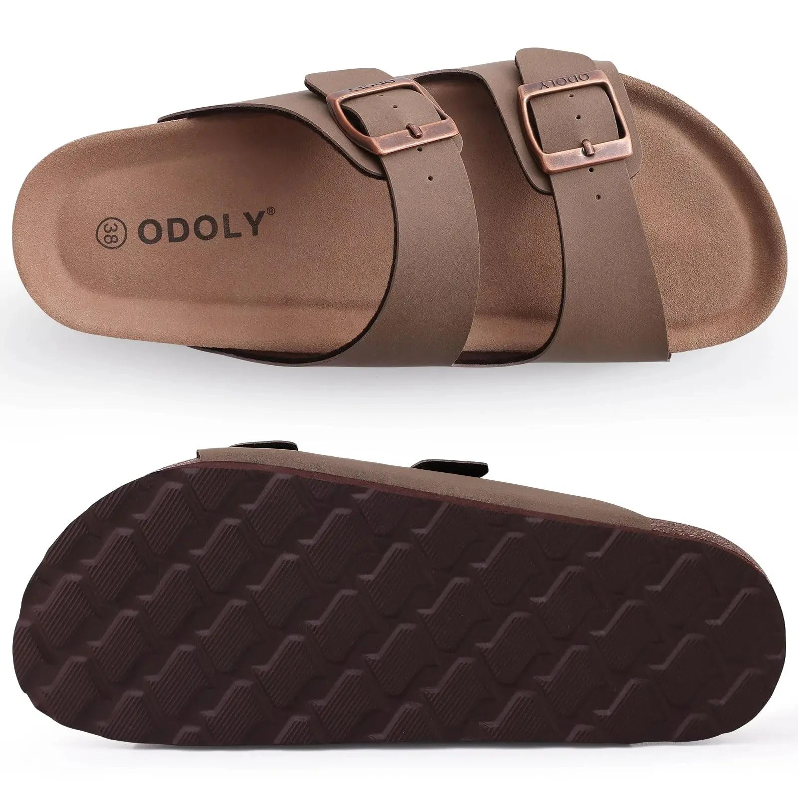 Sandália Masculina Birken em Camurça