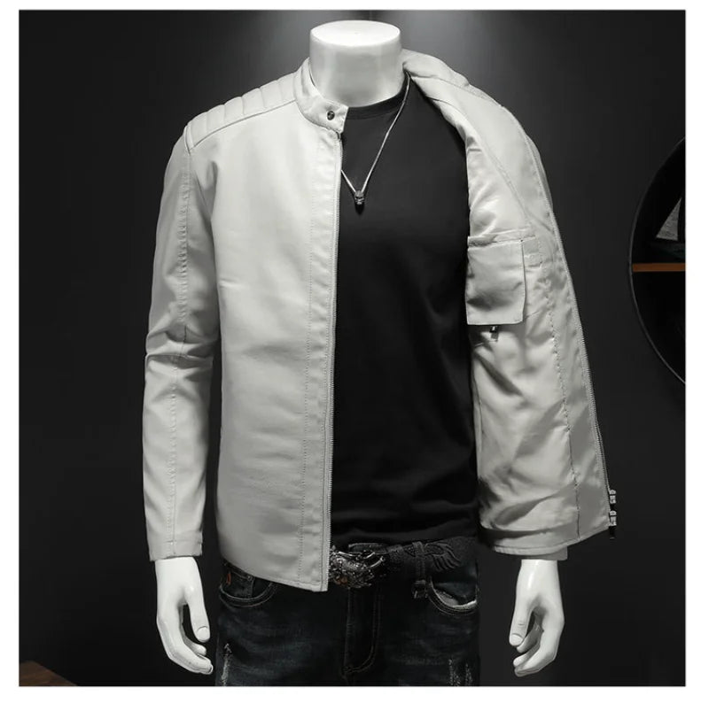 Jaqueta de Couro Masculina Rider