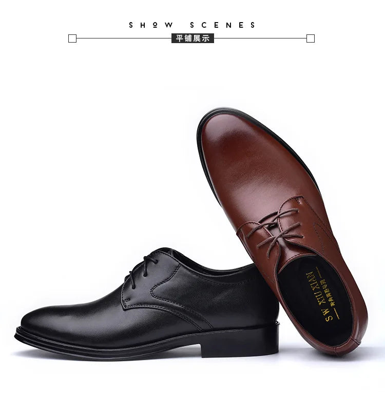 Sapato Social Masculino Cognac