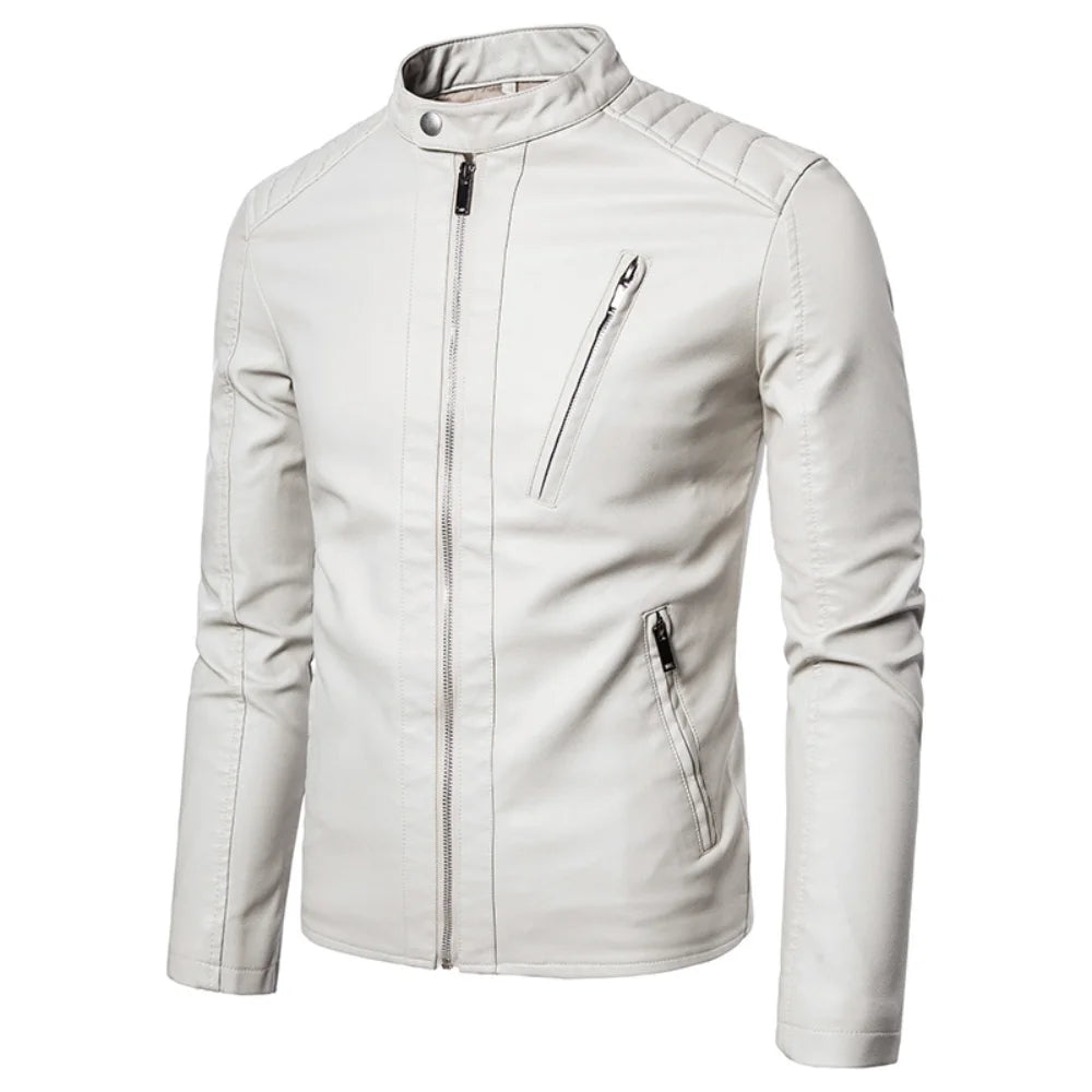 Jaqueta de Couro Masculina Horizon
