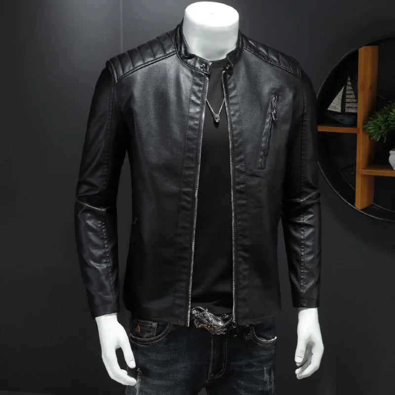 Jaqueta de Couro Masculina Rider
