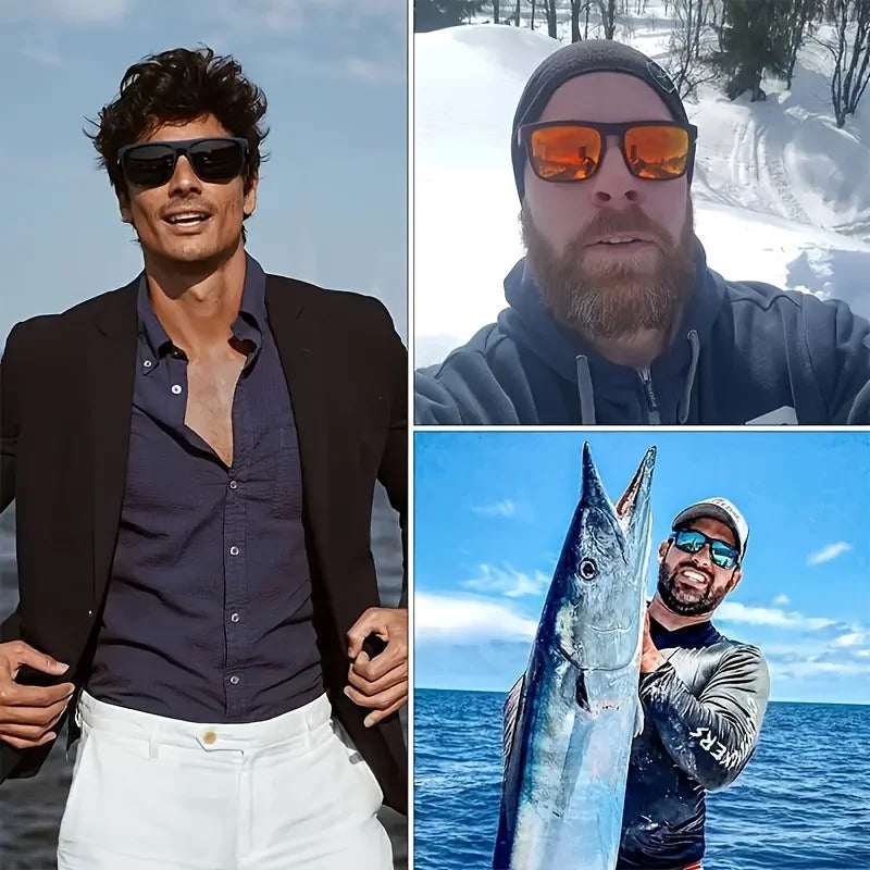 Óculos de Sol Polarizado Masculino - (COMPRE 1 E LEVE 2)