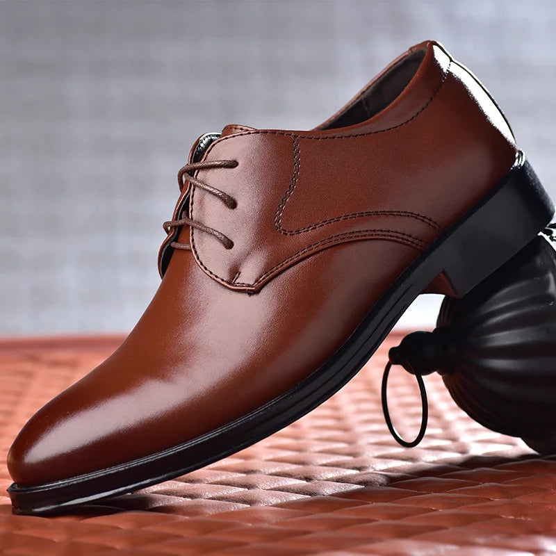Sapato Social Masculino Cognac