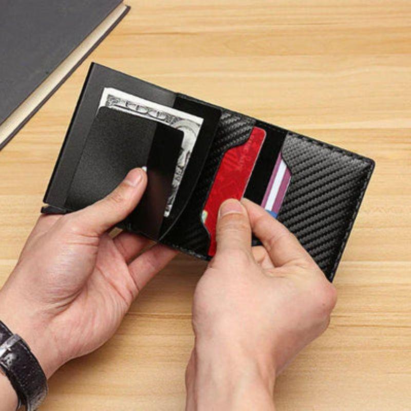 Carteira Antifurto Slim Carbon®️ - Promoção De Natal 60% OFF - ÚtilHoy