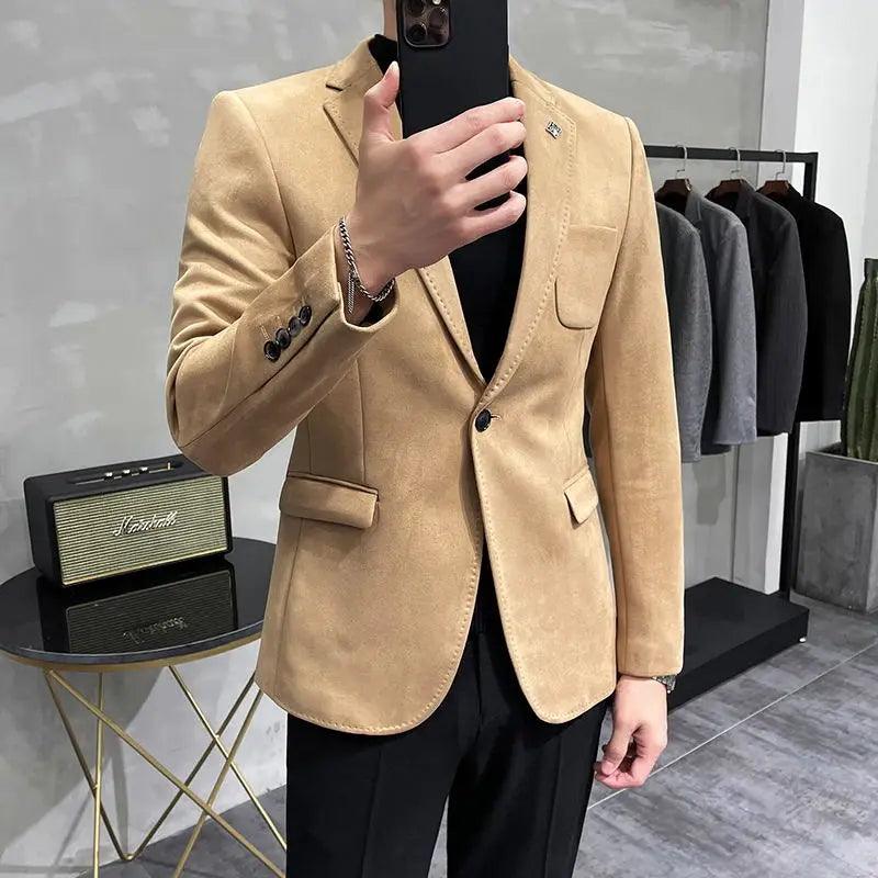 Blazer de camurça knight - Ambimen