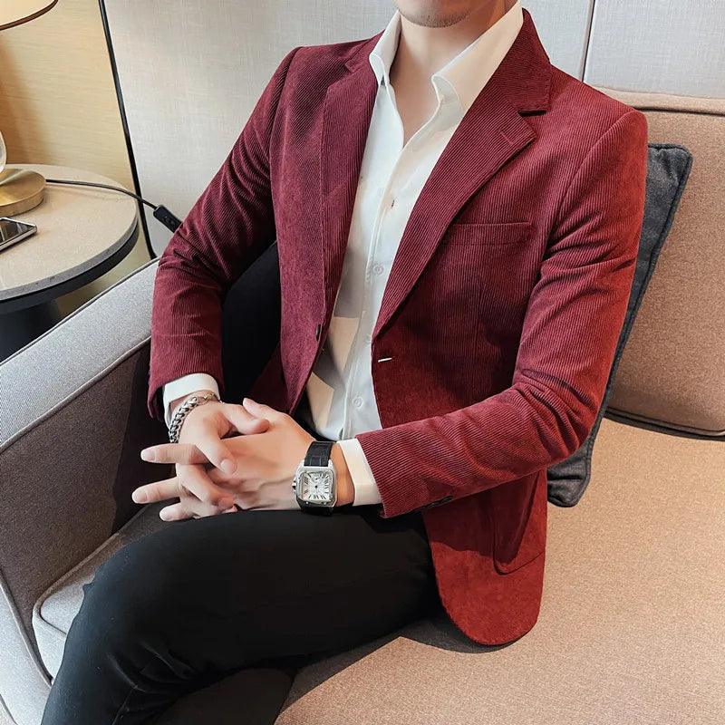 Blazer Masculino Veludo - Lançamento 2024 - Ambimen