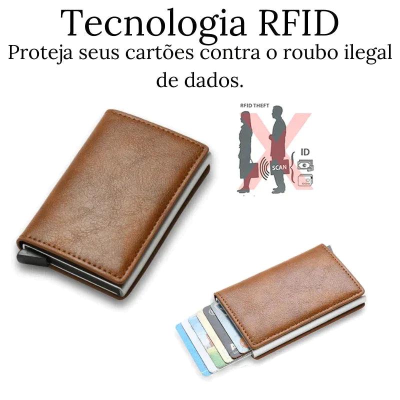 Carteira Antifurto Slim Carbon®️ - Promoção De Natal 60% OFF - ÚtilHoy