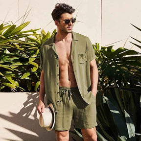 Conjunto Masculino Casual de Verão - Santorini