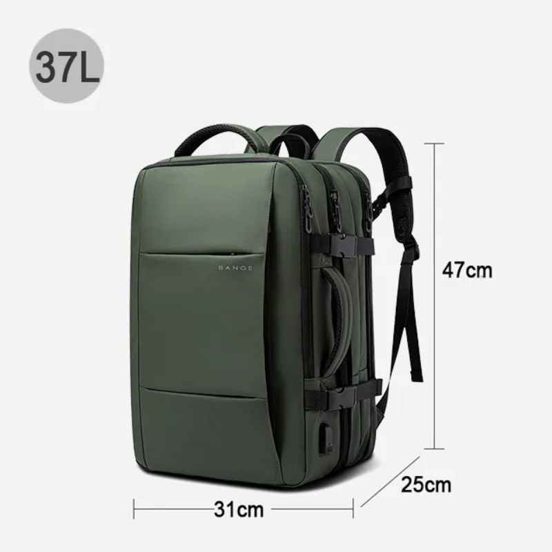 Mochila de Viagem Masculina à Prova D'água
