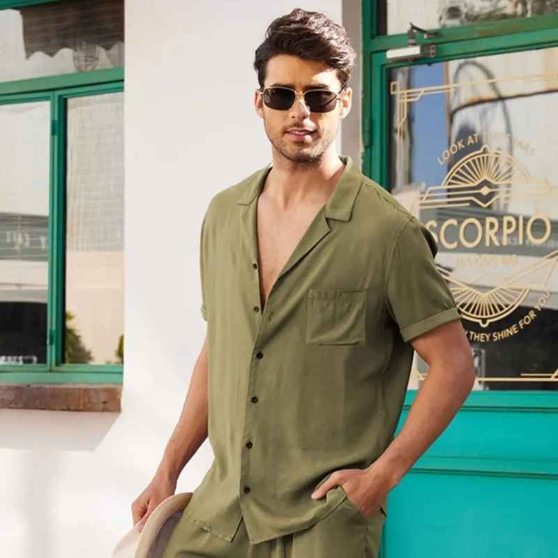 Conjunto Masculino Casual de Verão - Santorini