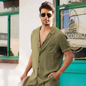 Conjunto Masculino Casual de Verão - Santorini