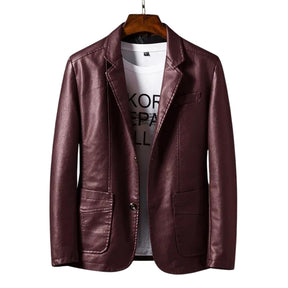 Jaqueta de Couro Masculina Command