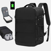 Mochila de Viagem Masculina com Compartimento Para Sapatos