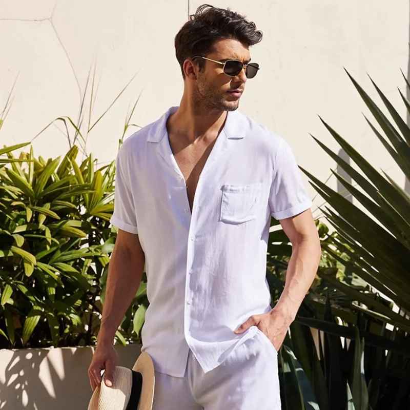 Conjunto Masculino Casual de Verão - Santorini