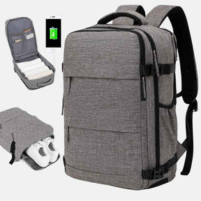 Mochila de Viagem Masculina com Compartimento Para Sapatos