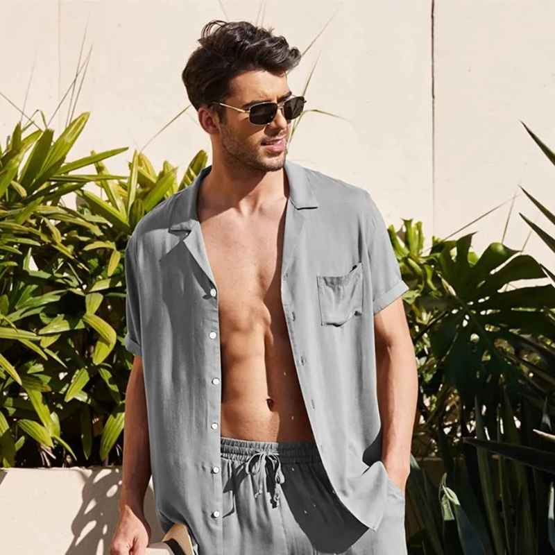 Conjunto Masculino Casual de Verão - Santorini