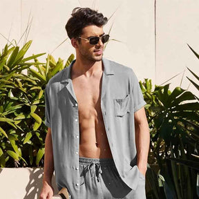 Conjunto Masculino Casual de Verão - Santorini