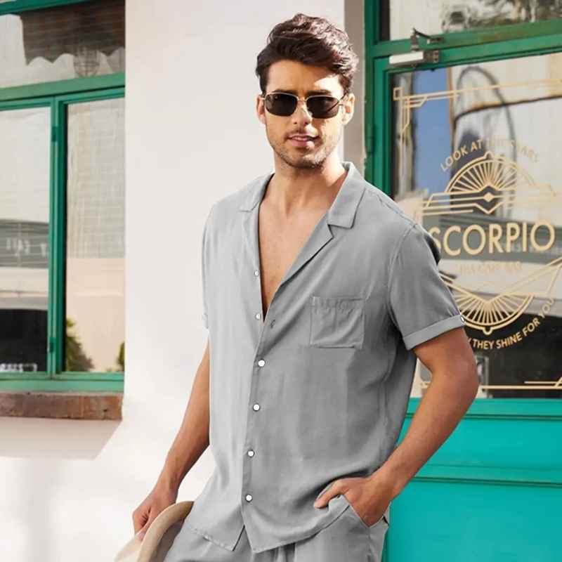 Conjunto Masculino Casual de Verão - Santorini