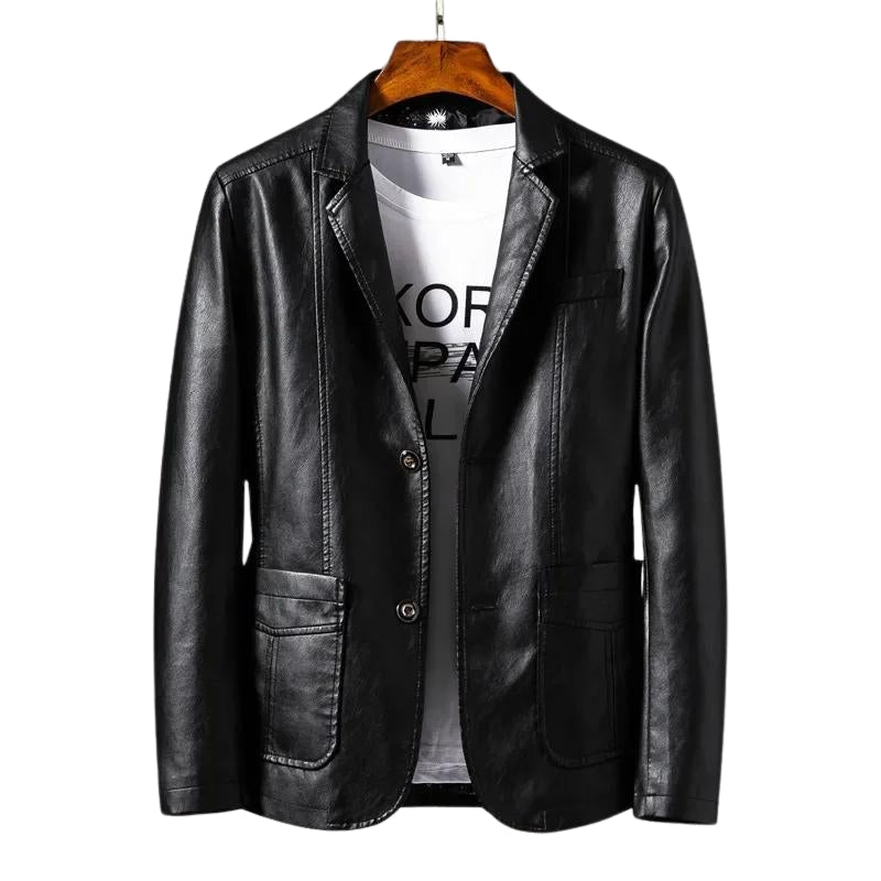 Jaqueta de Couro Masculina Command