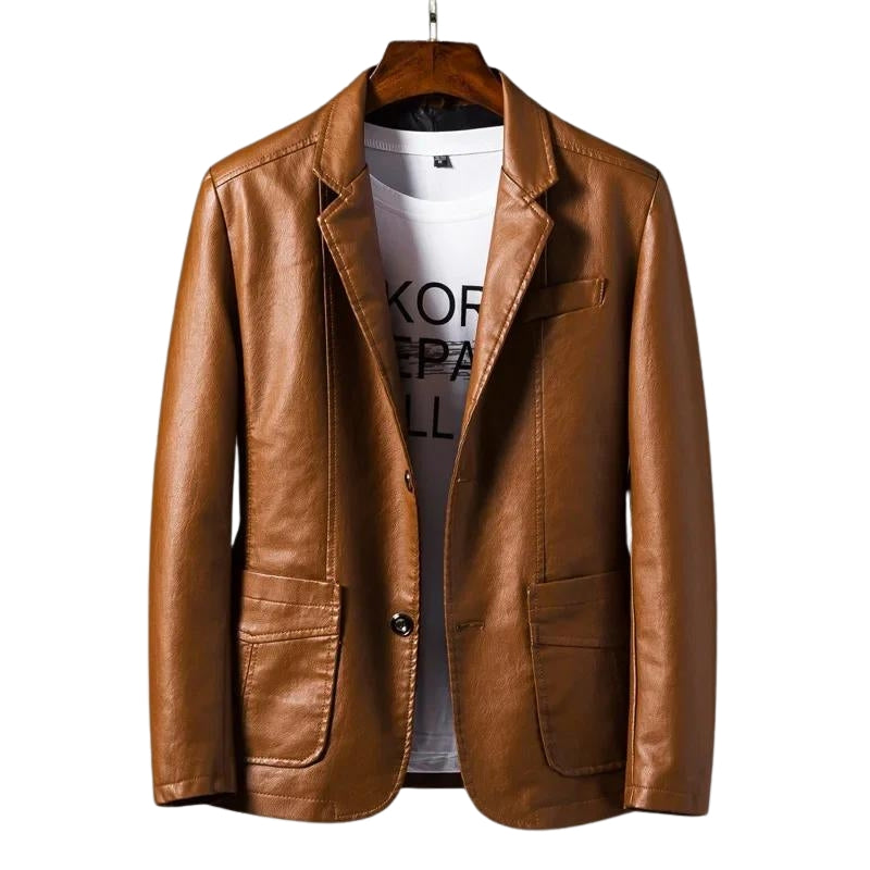 Jaqueta de Couro Masculina Command