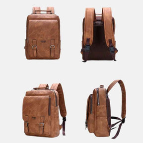 Mochila de Couro Masculina Adventure