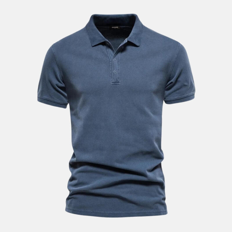 Camisa Polo Masculina Selection Azul Marinho
