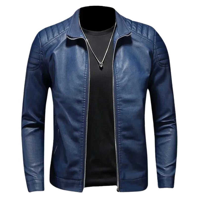 Jaqueta de Couro Masculina Midnight