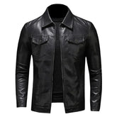 Jaqueta de Couro Masculina Middle