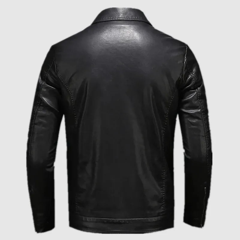 Jaqueta de Couro Masculina Middle