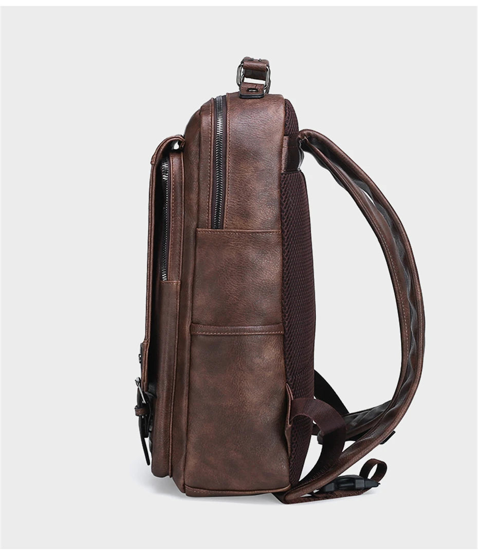 Mochila de Couro Masculina Sofisticada