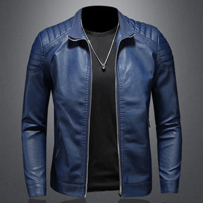 Jaqueta de Couro Masculina Midnight