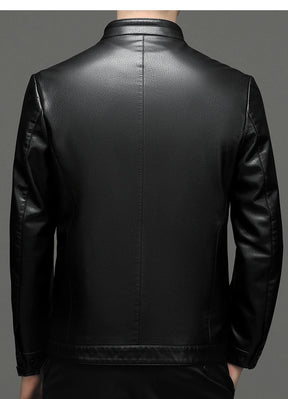 Jaqueta de Couro Masculina Executive