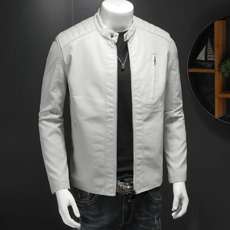 Jaqueta de Couro Masculina Rider