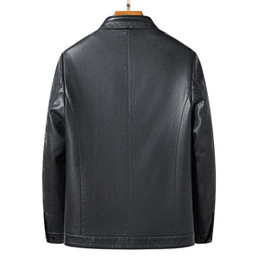 Jaqueta de Couro Masculina Executive