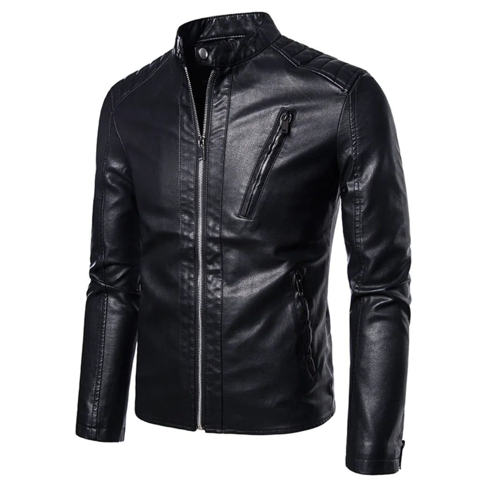 Jaqueta de Couro Masculina Horizon